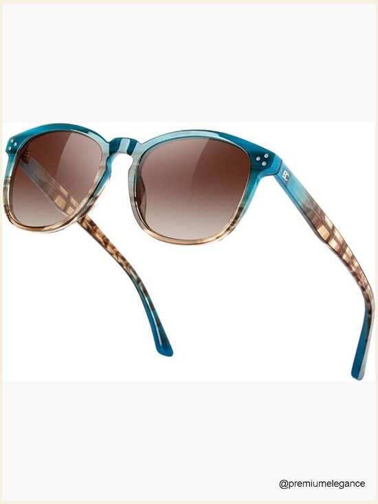 Acetate Frame Polarized Sunglasses UV Protection Large Shades Women main image 7